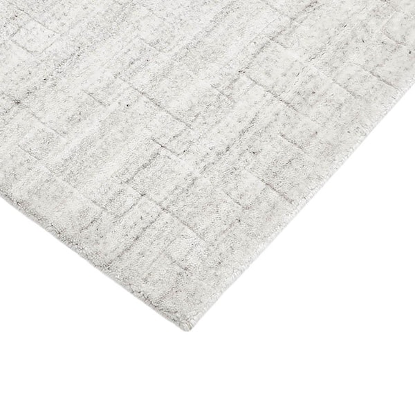 Solo Rugs Chevelle Contemporary Modern Alabaster 5 ft. x 8 ft