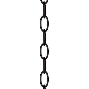 6 ft. Shiny Black Standard Decorative Chain