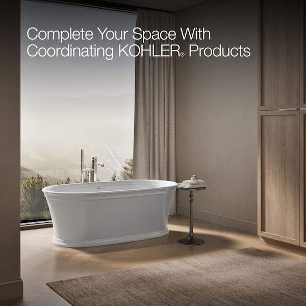 KOHLER Memoirs 66 in. x 36 in. Soaking Bathtub in White K-8333-0