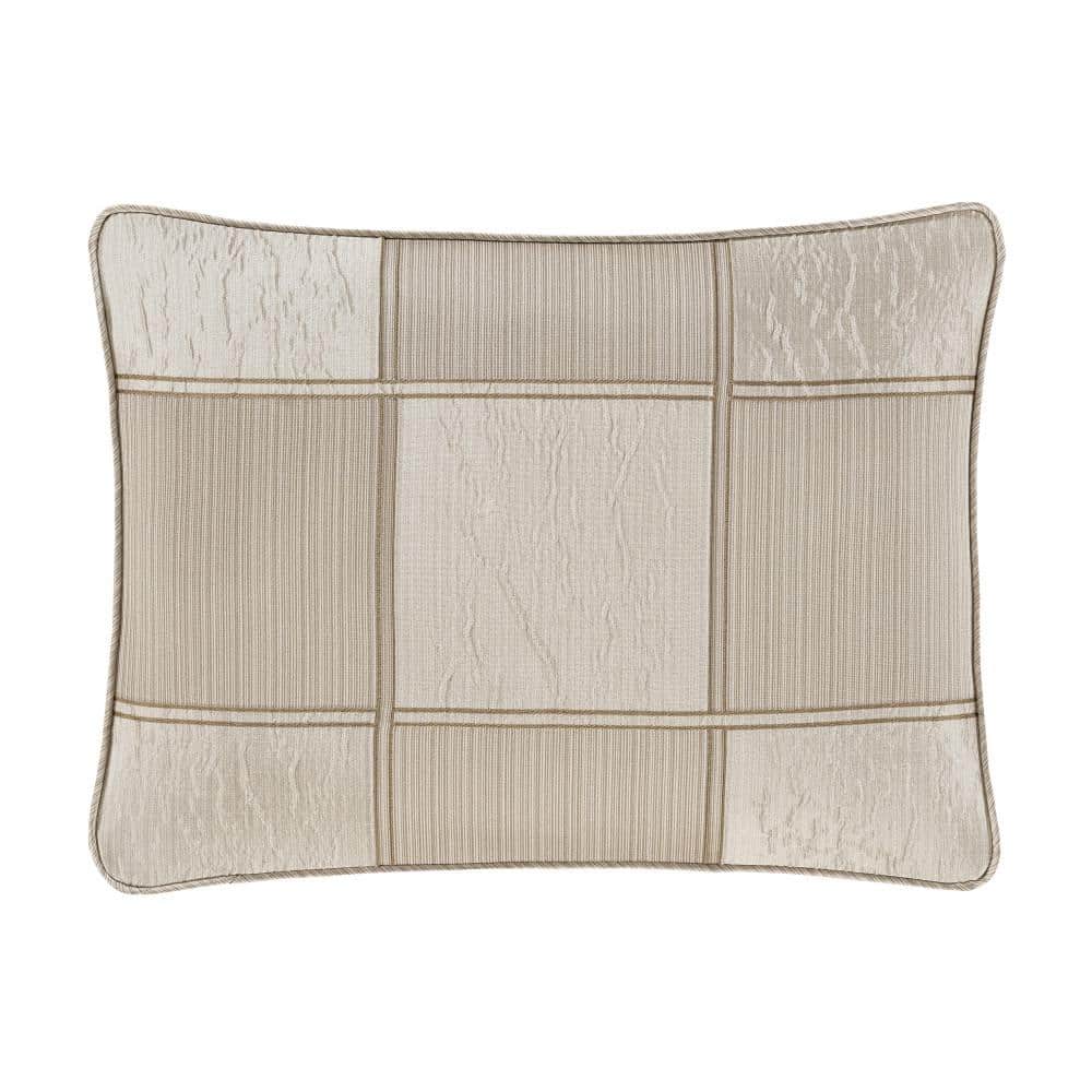 Benton Flax Polyester Boudoir Decorative Throw Pillow 15X20