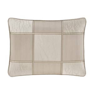Benton Flax Polyester Boudoir Decorative Throw Pillow 15X20"