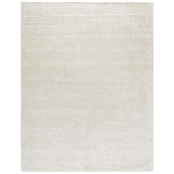 Fifth Avenue 10 ft. x 14 ft. Ivory Solid Area Rug