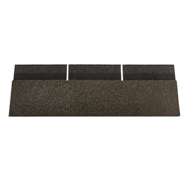 Timbertex Royal Slate Double-Layer Hip and Ridge Cap Roofing Shingles (20 lin. ft. per Bundle) (30-pieces) Timbertex Royal Slate Double-Layer Hip and Ridge Cap Roofing Shingles (20 lin. ft. per Bundle) (30-pieces)