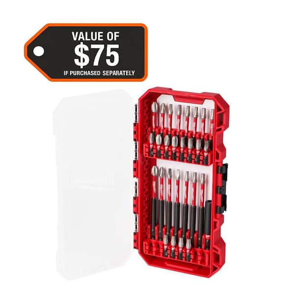 SHOCKWAVE Impact Duty Alloy Steel Screw Driver Bit Set (28-Piece)