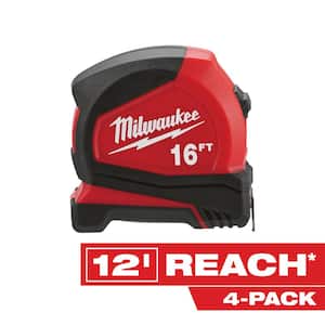 16 ft. Compact Tape Measure (4-Pack)