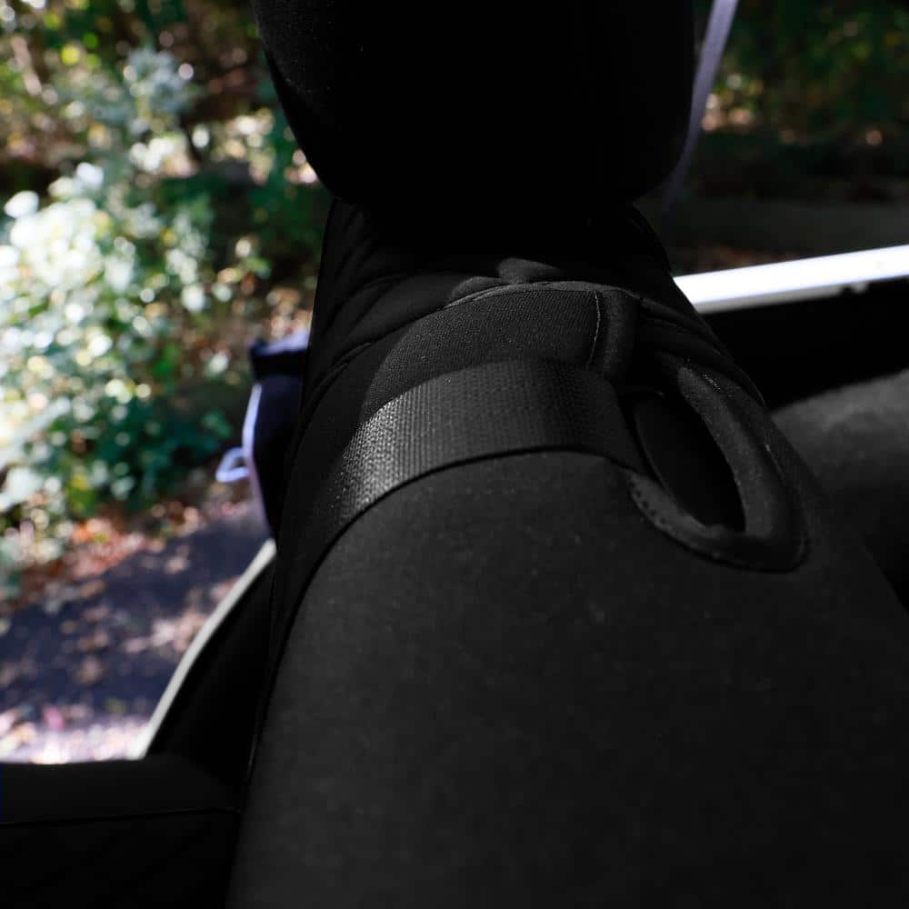 Black Neoprene Waterproof Seat Covers for Jeep Wrangler JK 4DR