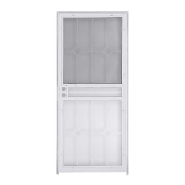 Grisham Regal 32 in. x 80 in. Universal/Reversible White Steel