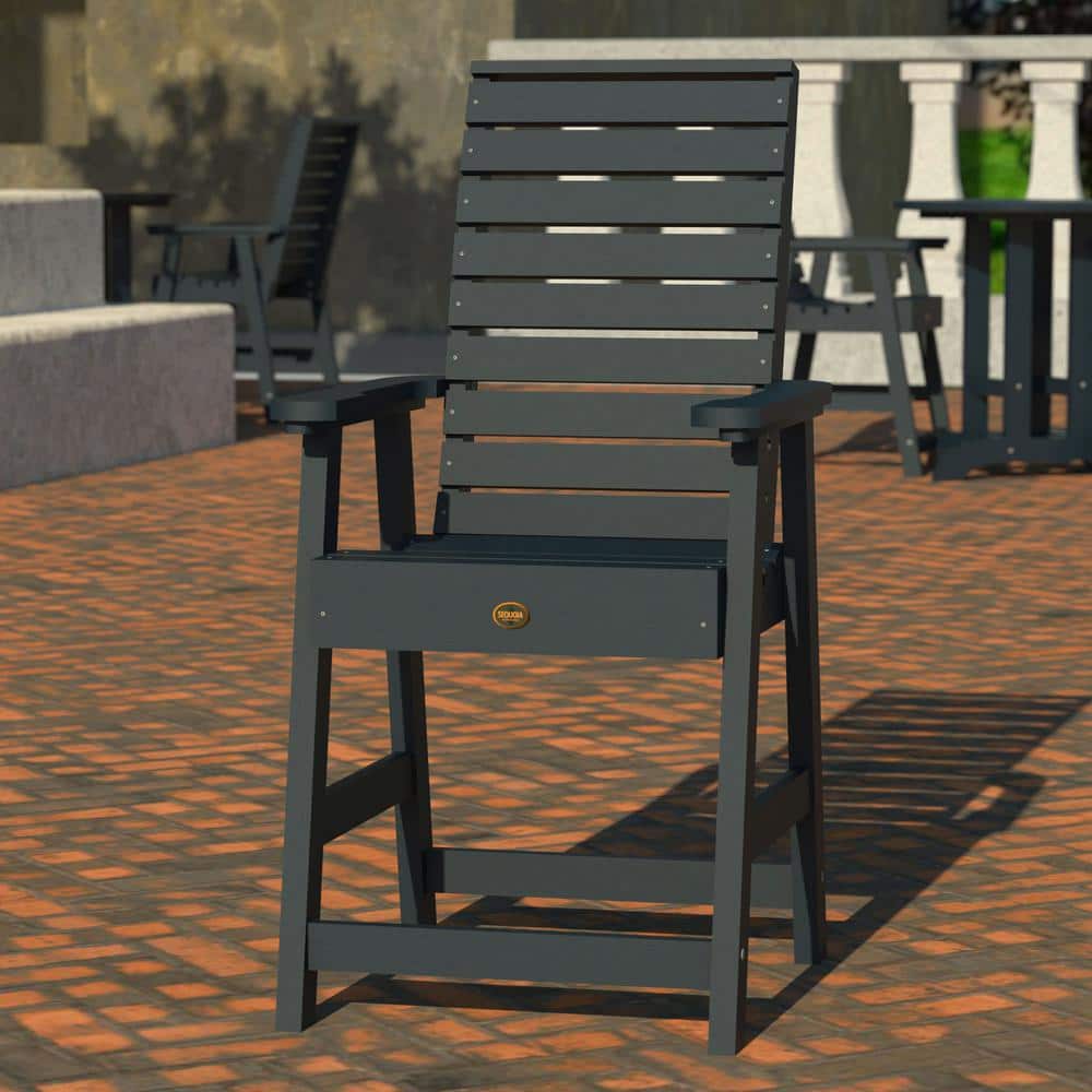 Weatherly Blue Counter Height Outdoor Dining Chair