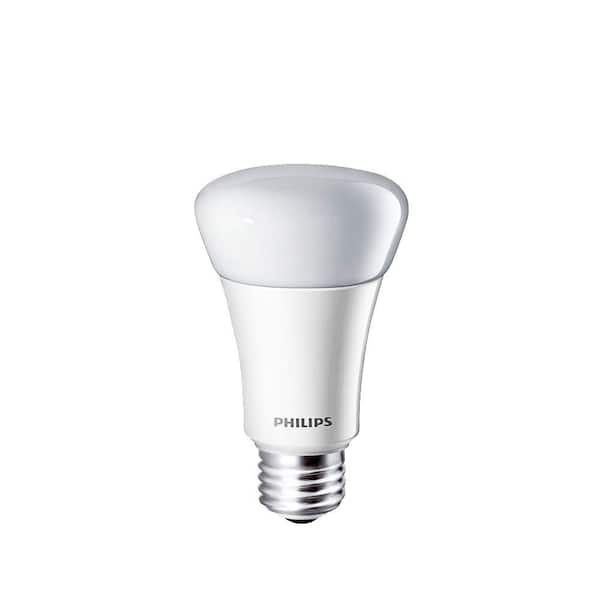 Philips 60W Equivalent Daylight (5000K) A19 Dimmable LED Light Bulb (E*)