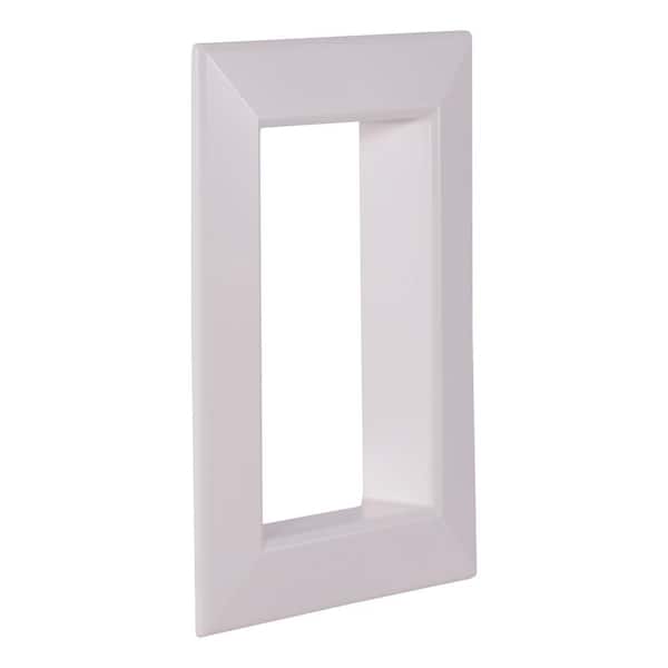 Ice Maker Outlet Box Face Plate in White (40-Pack)