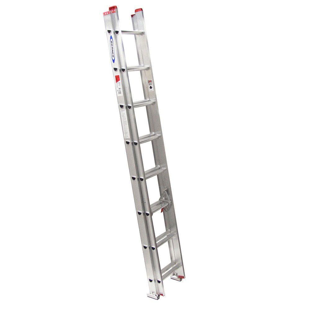 Werner 16 ft. Aluminum Extension Ladder (15 ft. Reach Height) with 200 lb. Load Capacity Type III Duty Rating -  D1116-2
