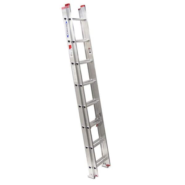 WERNER 16 ft. Aluminum Extension Ladder (15 ft. Reach Height) with 200 lb. Load Capacity Type III Duty Rating