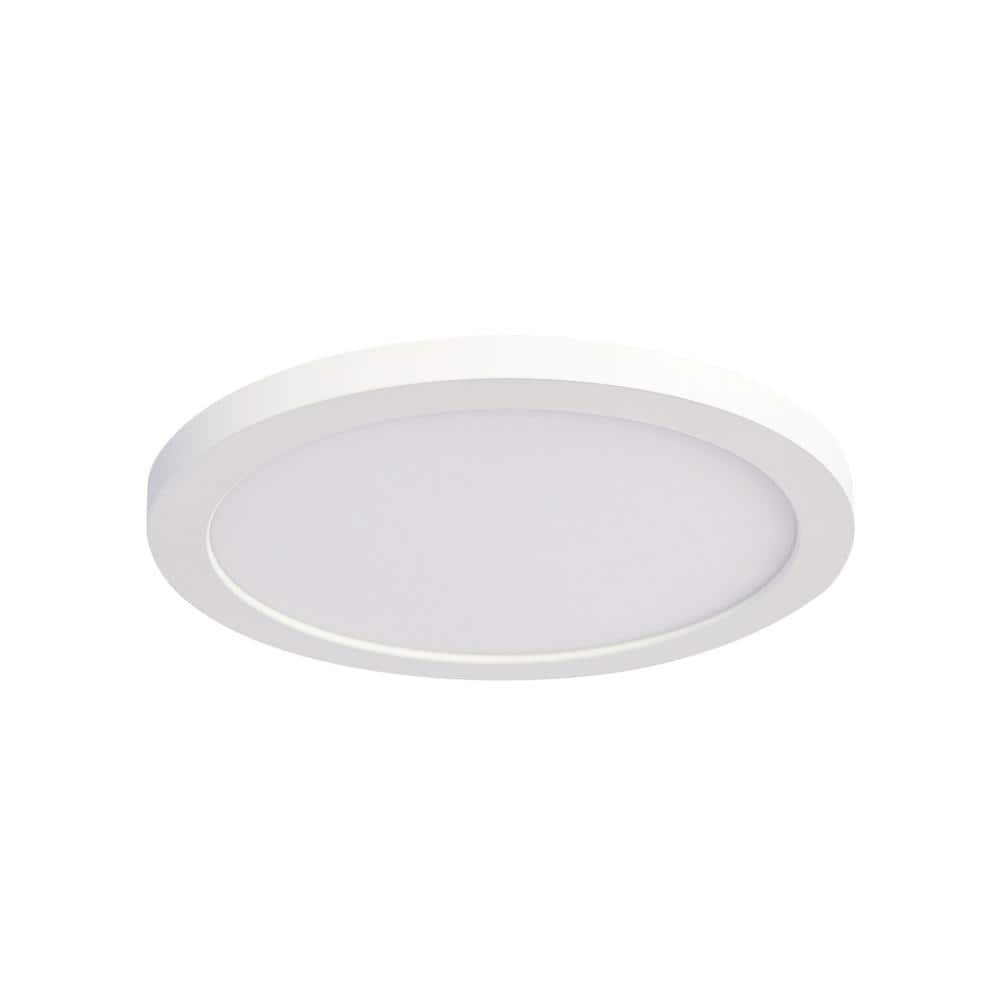 12 in. White Flushmount with Plastic Shade and Integrated LED Light price history on PriceWatchPro