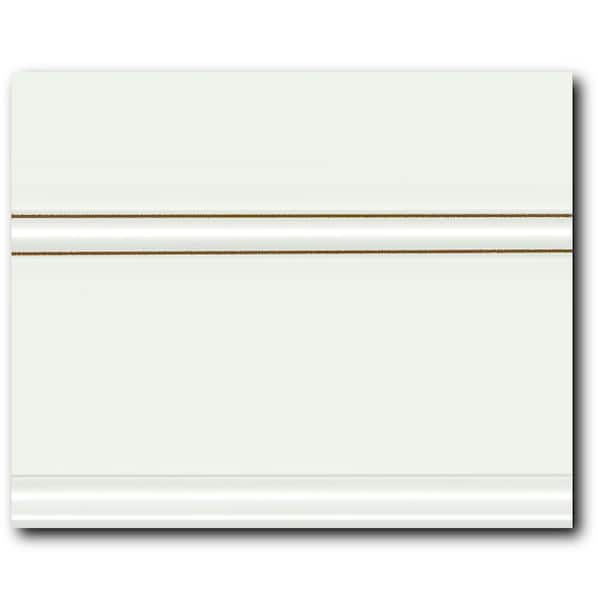 KraftMaid 4 in. x 3 in. Finish Chip Cabinet Color Sample in Dove White with Cocoa Highlight Maple