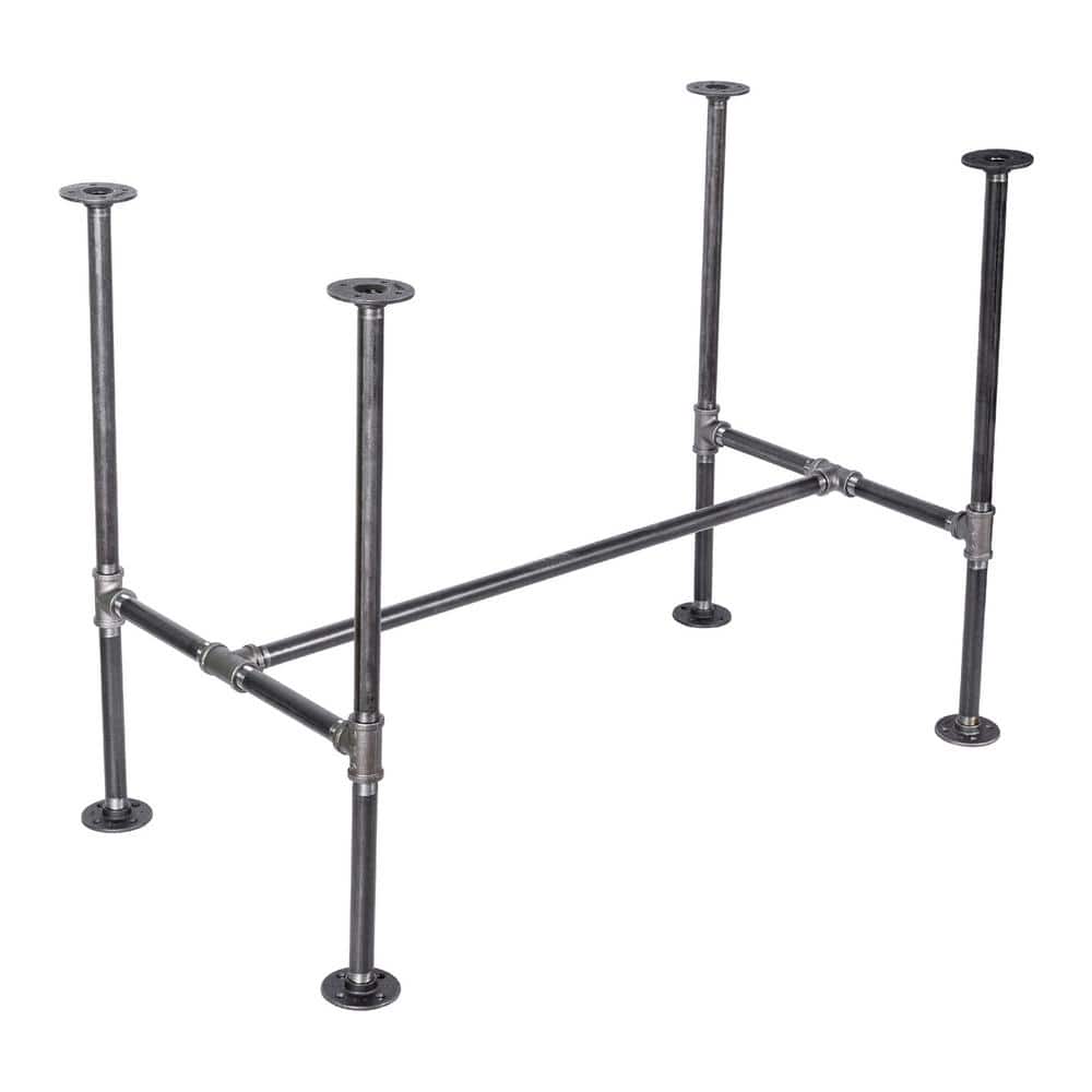 3/4 in. Black Pipe 42.5 in. L x 30 in. H Poker Design Kitchen Table Kit price history on PriceWatchPro