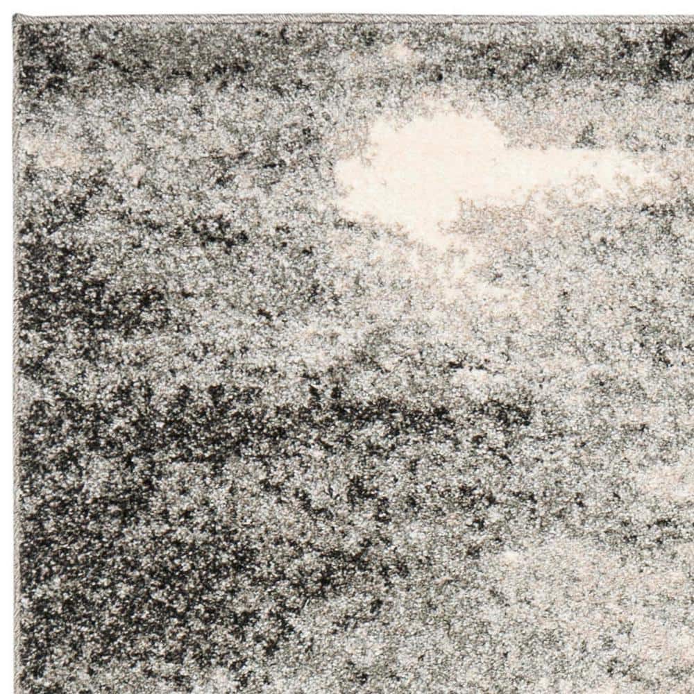 Retro Light Blue/Blue 8 ft. x 10 ft. Gradient Area Rug - thumbnail 6
