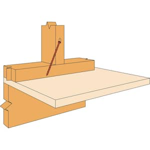 0.152 in. x 6 in. T30 6-Lobe, Cap Head, Strong-Drive SDWC Truss Screw, Orange (50-Pack)