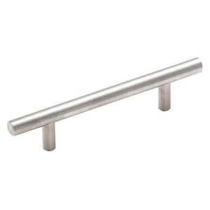 Bar Pulls 3-3/4 in (96 mm) Sterling Nickel Drawer Pull