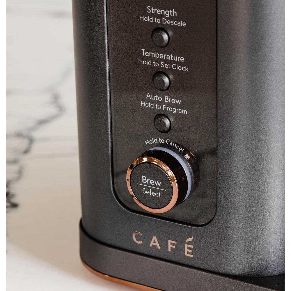 Matte Black 10-Cup Drip Coffee Maker with Thermal Carafe