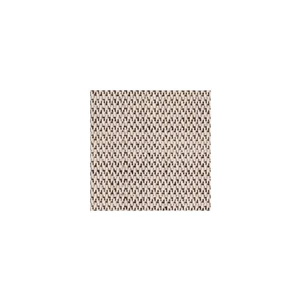 Natural Fiber 8 ft. x 10 ft. Marble/Beige Casual Basketweave Texture Area Rug