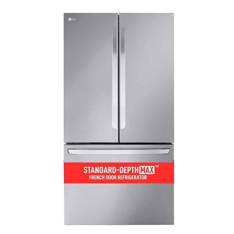 LG 32 cu. ft. Smart Standard-Depth MAX French Door Refrigerator with Internal Water Dispenser in PrintProof Stainless Steel