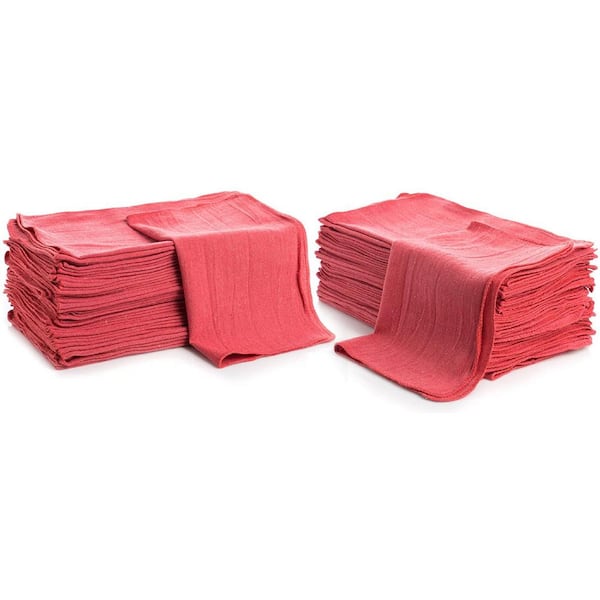 Wholesale Red Shop Towels 50 Lb. Box New