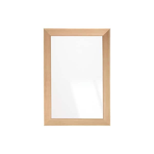 BrandtWorks Natural Maple Elegance Framed Mirror 25.5 in. W x 38 in. H