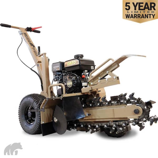 BIGBEAR POWER 18 in. 7 HP 400 RPM Direct Drive Gas Trencher with