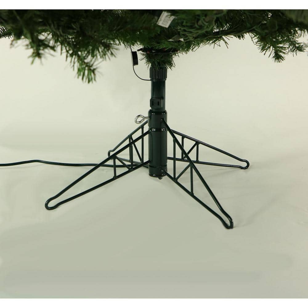 Fraser Hill Farm 9-Ft. Foxtail Pine Christmas Tree with Dual Multicolor & Warm White LED Lights