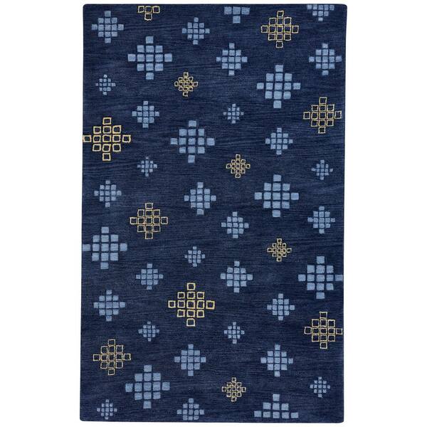 Capel COCOCOZY Geneva Blue Blond 8 ft. x 10 ft. Area Rug