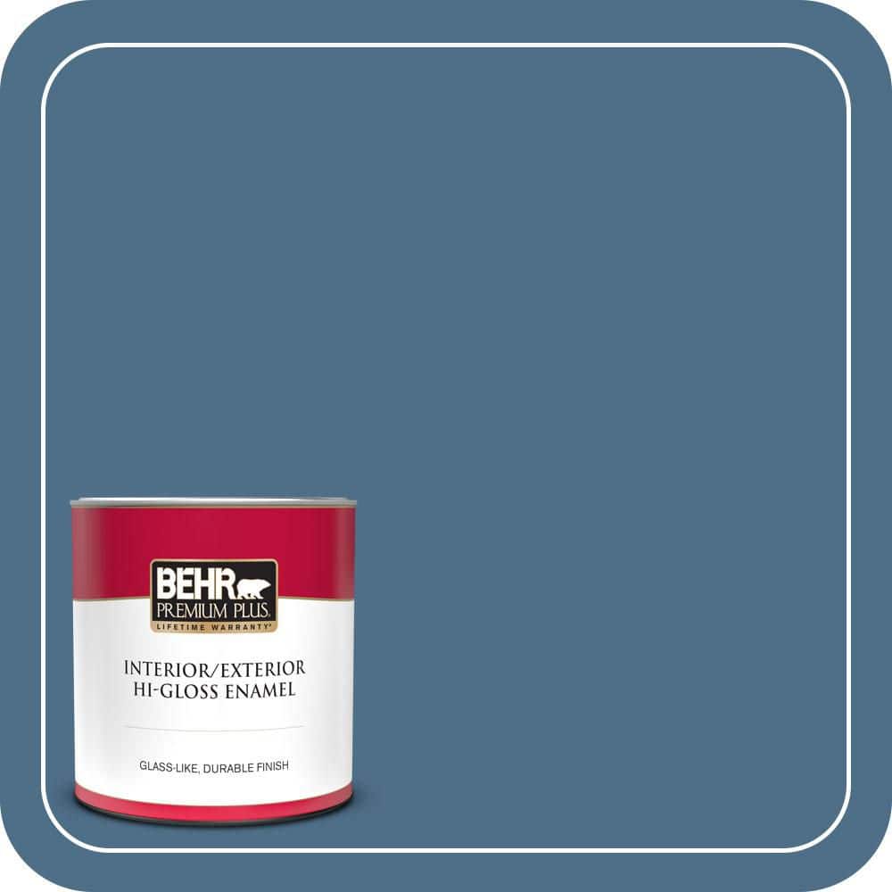 1 qt. #570D-6 Neptune Blue Hi-Gloss Enamel Interior/Exterior Paint & Primer price history on PriceWatchPro