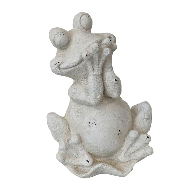 Unbranded 16 in. Scheid Say No Evil Frog Statue
