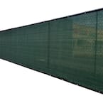92 in. x 50 ft. Green Privacy Fence Screen Plastic Netting Mesh Fabric Cover with Reinforced Grommets for Garden Fence