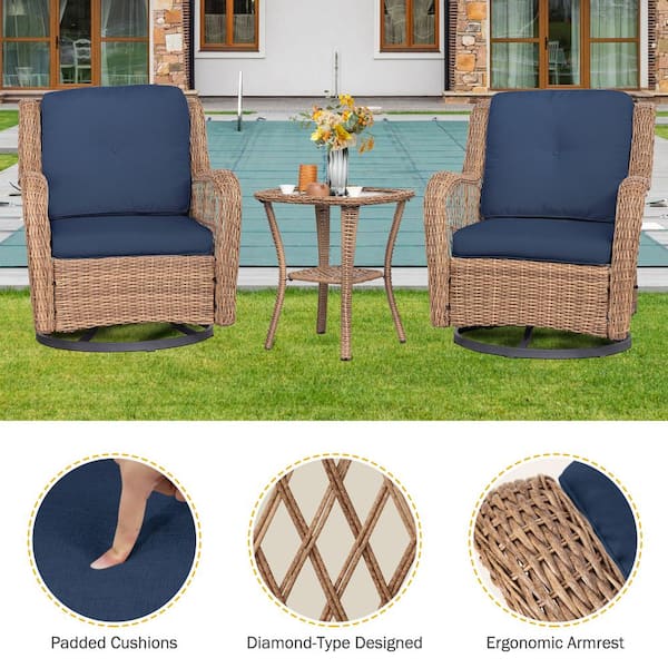 Blue diamond on sale bistro set