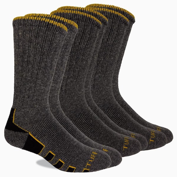 Men's One Size Full Cushioned Heavyweight Wool Blend Work Sock (3-Pack)