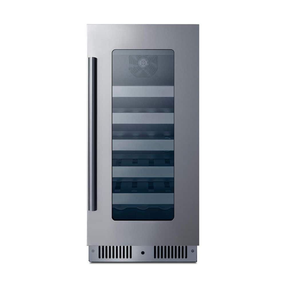 15 in. Built-In 20 Bottle Wine Cooler in Stainless Steel price history on PriceWatchPro