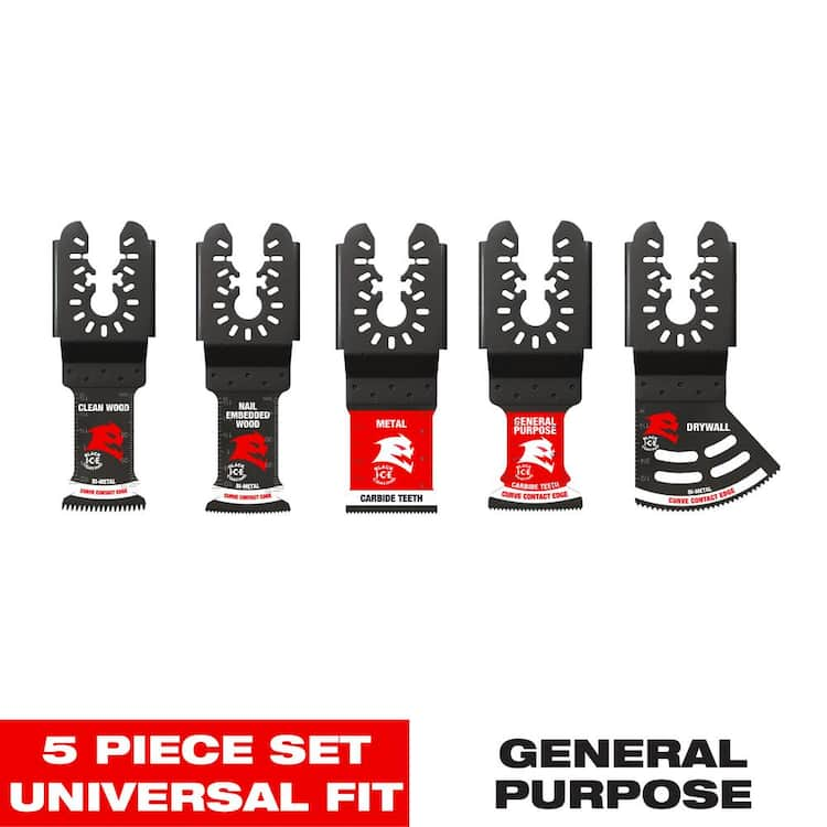 DIABLO 5-pc Universal Fit General Purpose Oscillating Blade Set