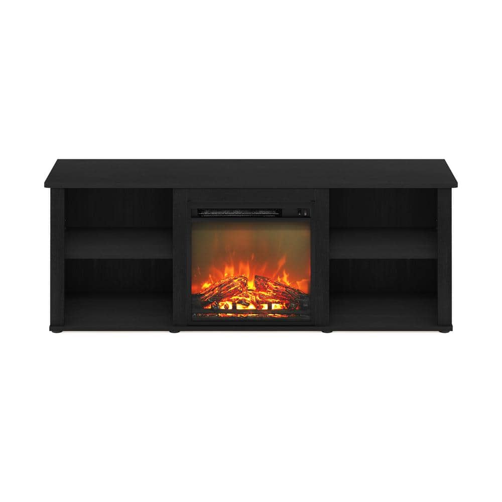 Americano Electric Fireplace TV Stand with Adjustable Shelves