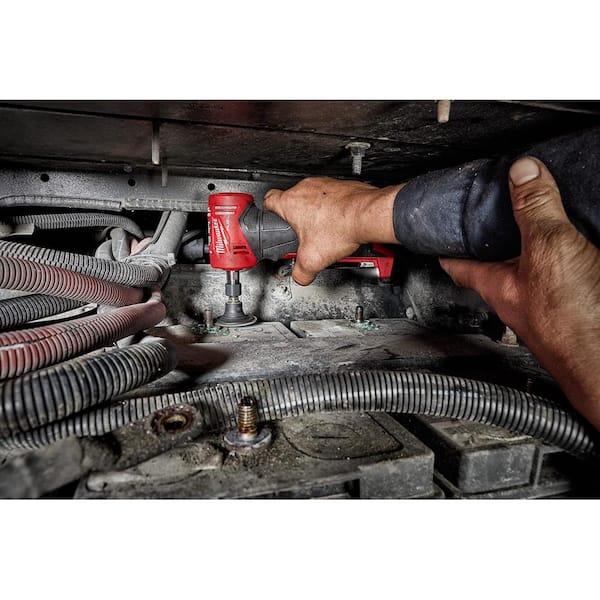 Milwaukee - M12 FUEL 12V Lithium-Ion Brushless Cordless 1/4 in. Right Angle Die Grinder with M12 XC High Output 5.0 Ah Battery Pack