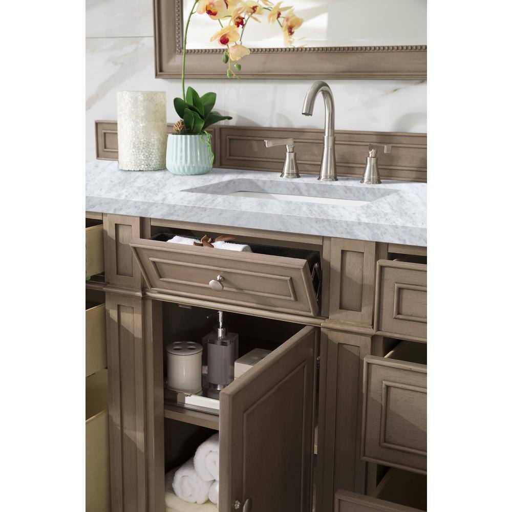Bristol 60" Dark Wood Single Bathroom Vanity