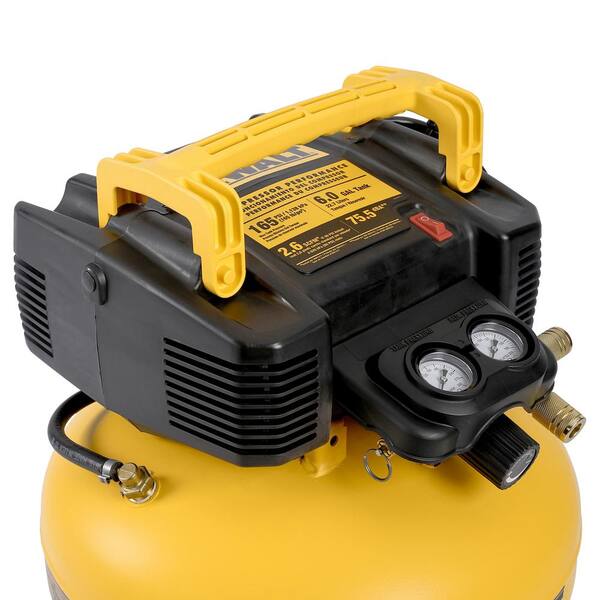 DEWALT - 18-Gauge Brad Nailer and 6 Gal. Heavy Duty Pancake Electric Air Compressor Combo Kit (1-Tool)