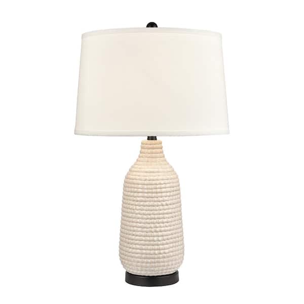Titan Lighting Robbinsville 28 in. Cream Table Lamp