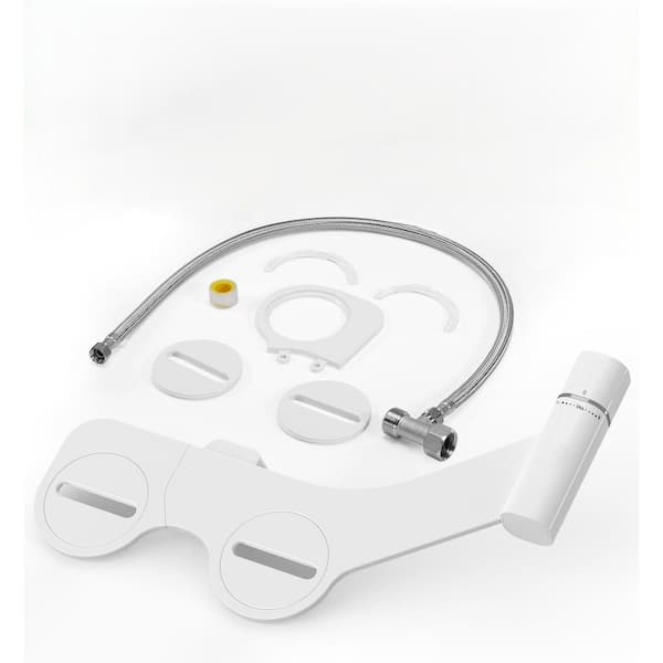 Ultra-Slim Bidet Accessory with Retractable Dual Nozzles Bidet Attachment for Enhanced Hygiene and Comfort