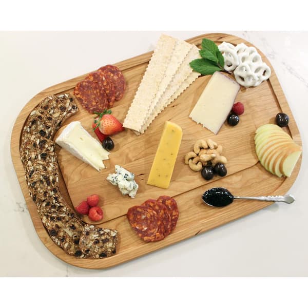 Walnut Hollow Custom Oval Cherry Cutting Board, 12 in. x 18 in.