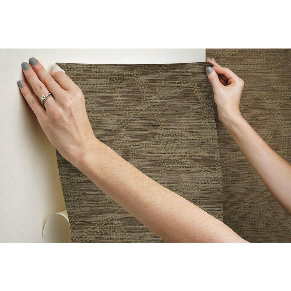 Brown Abstract Pattern Self-Adhesive Vinyl Wallpaper