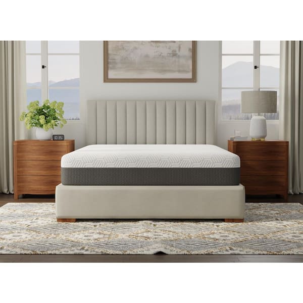 OMNE SLEEP Omne Fria Queen Soft Gel Memory Foam 12 in. Mattress With Advanced Phase Change Fabric