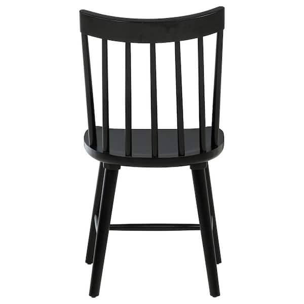 wanderout × yool yo chair black Coaster Middleton Black Solid Wood Dining Side Chair Set of 2