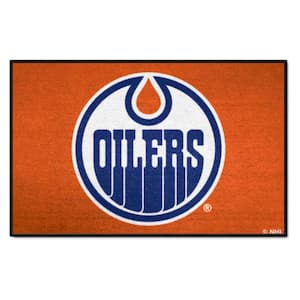 Edmonton Oilers Orange 19 in. x 30 in. Starter Mat Accent Rug