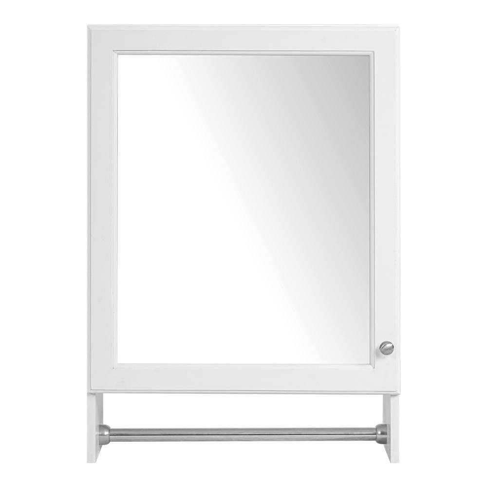 20 in. W x 28 in. H Rectangular White Surface Mount Medicine Cabinet with Mirror, Adjustable Shelf price history on PriceWatchPro