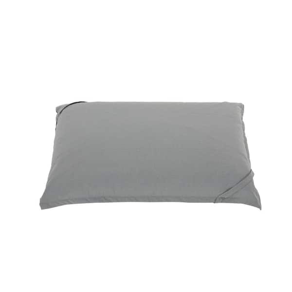 Noble House Carmelita Charcoal Water-Resistant Lounger Bean Bag